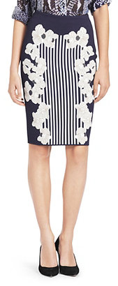 Diane von Furstenberg Kacee Heavy Knit Pencil Skirt