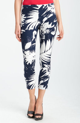 Vince Camuto 'Abstract Leaf' Crop Pants