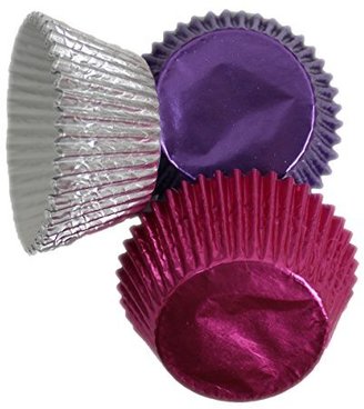 Scrumptious 51 x 38 mm Foil Coated Paper Mixed Hot Cupcake Cases