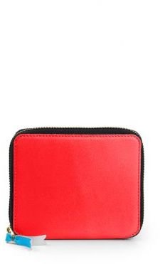 Comme des Garcons Small Zip-Around Leather Wallet