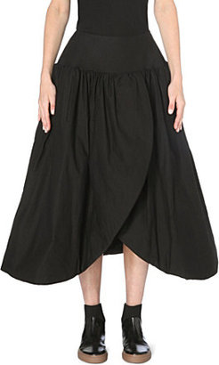 Yohji Yamamoto Structured cotton skirt