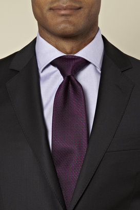 Zegna 2270 Zegna Ol Zegna Cloth Regular Fit Black 2 Piece Plain Suit