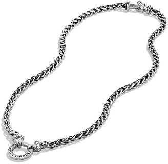 David Yurman Wheat Chain Necklace with Diamonds, 18"