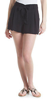 Jessica Simpson Oscar Tie Belted Shorts