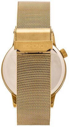 Komono The Winston Royale in Metallic Gold.
