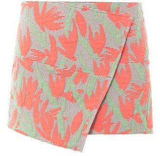 Kenzo Palm jacquard mini skirt