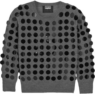 Markus Lupfer Paillette-embellished merino wool sweater