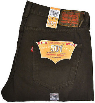 Levi's Levis 501 Jeans Mens Button Fly Straight Leg Original 29 30 31 32 33 34 36 38 40