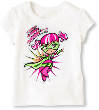 Children's Place Girl power graphic tee