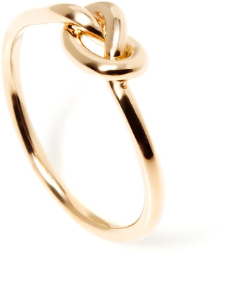 Ginette 18K Rose Gold Love Knot Ring