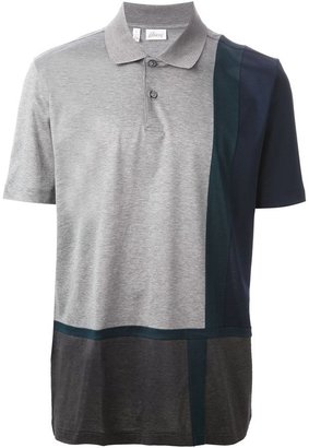 Brioni colour block polo shirt