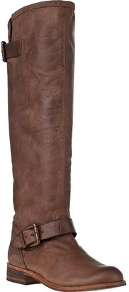 Steve Madden SHOES Lynxx Riding Boot Brown Leather
