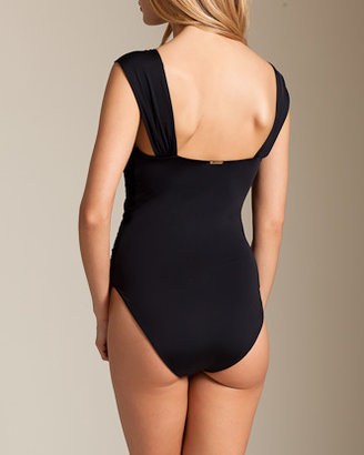 Clube Bossa Couture Criss-Cross Swimsuit