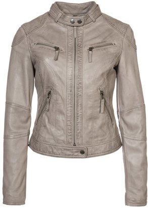 Oakwood HELLO NEW Leather jacket gris
