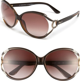 Ferragamo 59mm Oversized Sunglasses