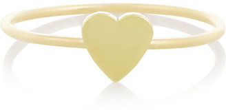 Jennifer Meyer Mini Heart 18-karat gold ring