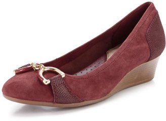 Hush Puppies Candid Low Leather Wedge Shoes