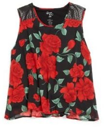 Flowers by Zoe Girl's Rose Top