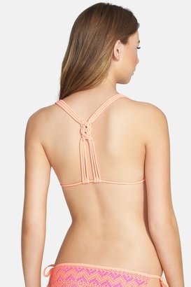 Smoothies by Gossip 'Summer Crochet' Triangle Bikini Top (Juniors)