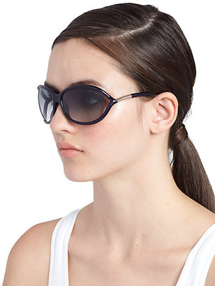 Tom Ford Eyewear Jennifer 61MM Wrapped Sunglasses