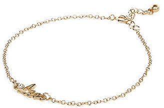 River Island Womens Gold tone Leo bracelet