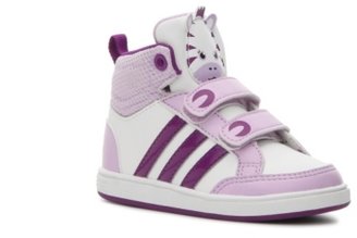 adidas Hoops Zebra Girls Infant & Toddler High-Top Sneaker
