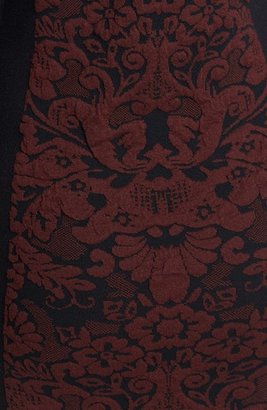 Tildon Baroque Pattern Knit Body-Con Dress