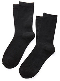 Relativity Flat Knit Pillow Sole Socks 2-Pack