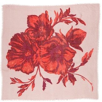 Tory Burch 'Geneva' Silk & Wool Square Scarf