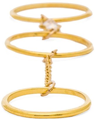 Vanessa Mooney Myths Finger to Knuckle Triple Ring