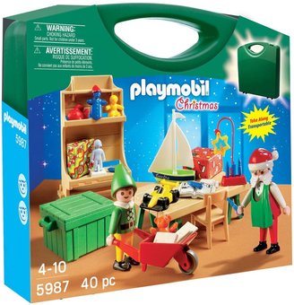 Playmobil Santa's Workshop Carrying Case Playset