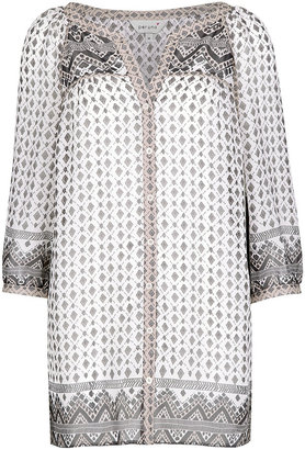 Marks and Spencer Diamond Print Blouse with Camisole