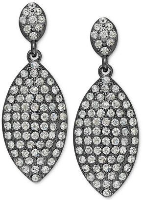 Alfani Crystal Pavé Petal Drop Earrings