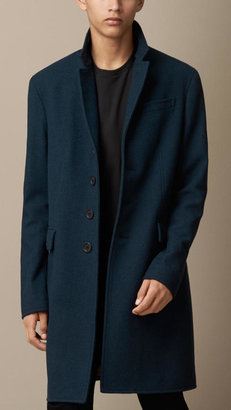 Burberry Wool Cashmere Melton Coat with Warmer