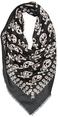 MANGO Skulls scarf