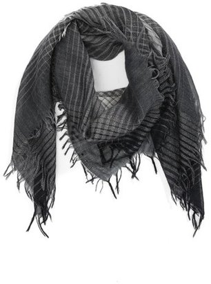 Eileen Fisher Women's Sparkle Check Wool Blend Scarf