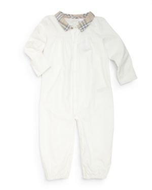 Burberry Infant's Check Collar Coverall