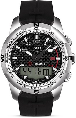 Tissot T-Touch II Men's Multifunction Rubber Watch, 43mm