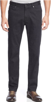 Michael Kors Tailored-Fit Black Stretch Jeans