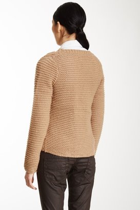 Max Studio Wool Cable Knit Sweater
