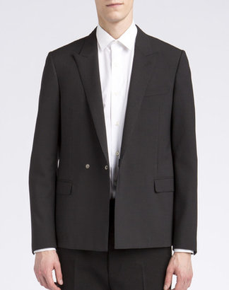 Lanvin D8 Slimfit Double Breasted Jacket Snap Fasteners