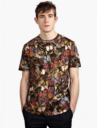 Valentino Men’s Camubutterfly Printed T-Shirt