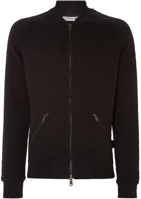 J. Lindeberg Men's Quilted sweatshirt bomber jacket