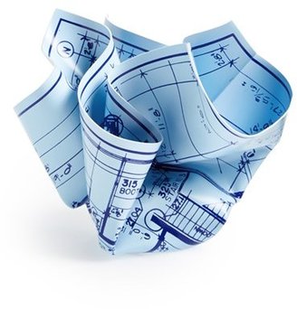 Design Ideas Crumpled Architect Blueprint Paperweight
