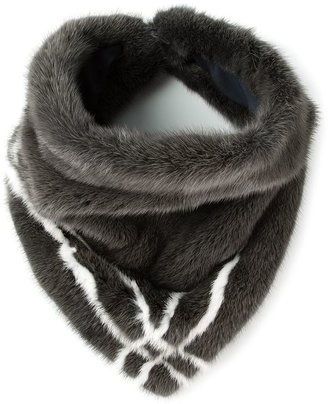 Inès & Marèchal mink fur scarf