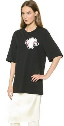 3.1 Phillip Lim Oversized Poodle Patch Tee