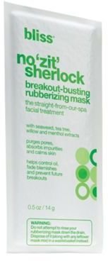 Bliss No zit sherlock breakout-busting rubberizing mask (pack of 6)