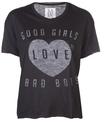 Zoe Karssen 'Good Girls Love Bad Boys' t-shirt