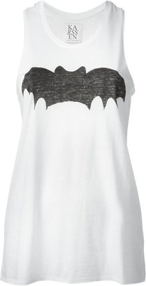 Zoe Karssen bat print sleeveless vest