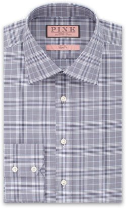 Thomas Pink Men's Harding check button cuff shirt
